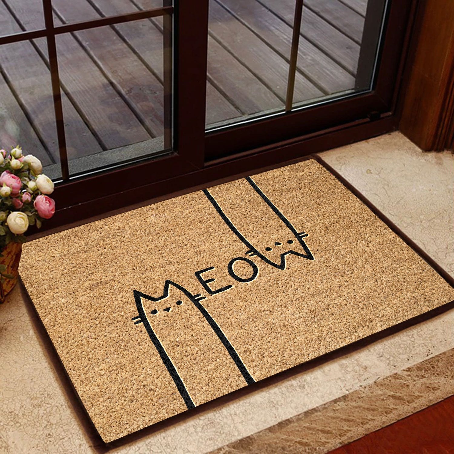 Meo Meo Coir Pattern All Over Printing Doormat Pre2213