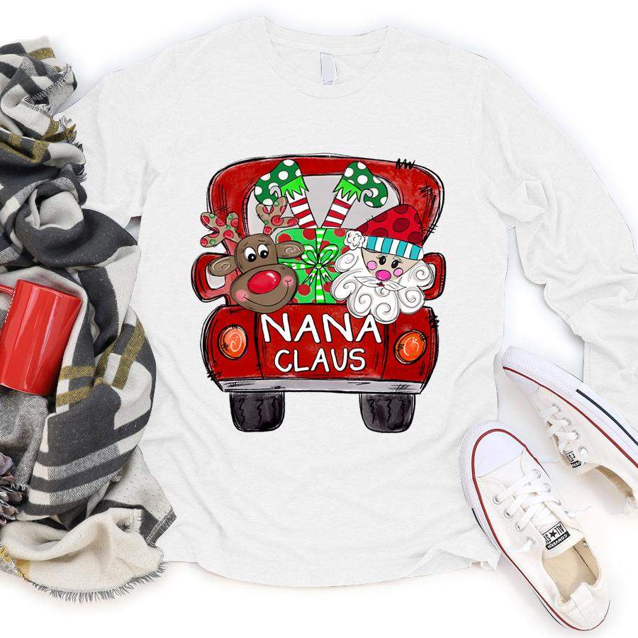 Personalized Nana Claus Christmas Shirt