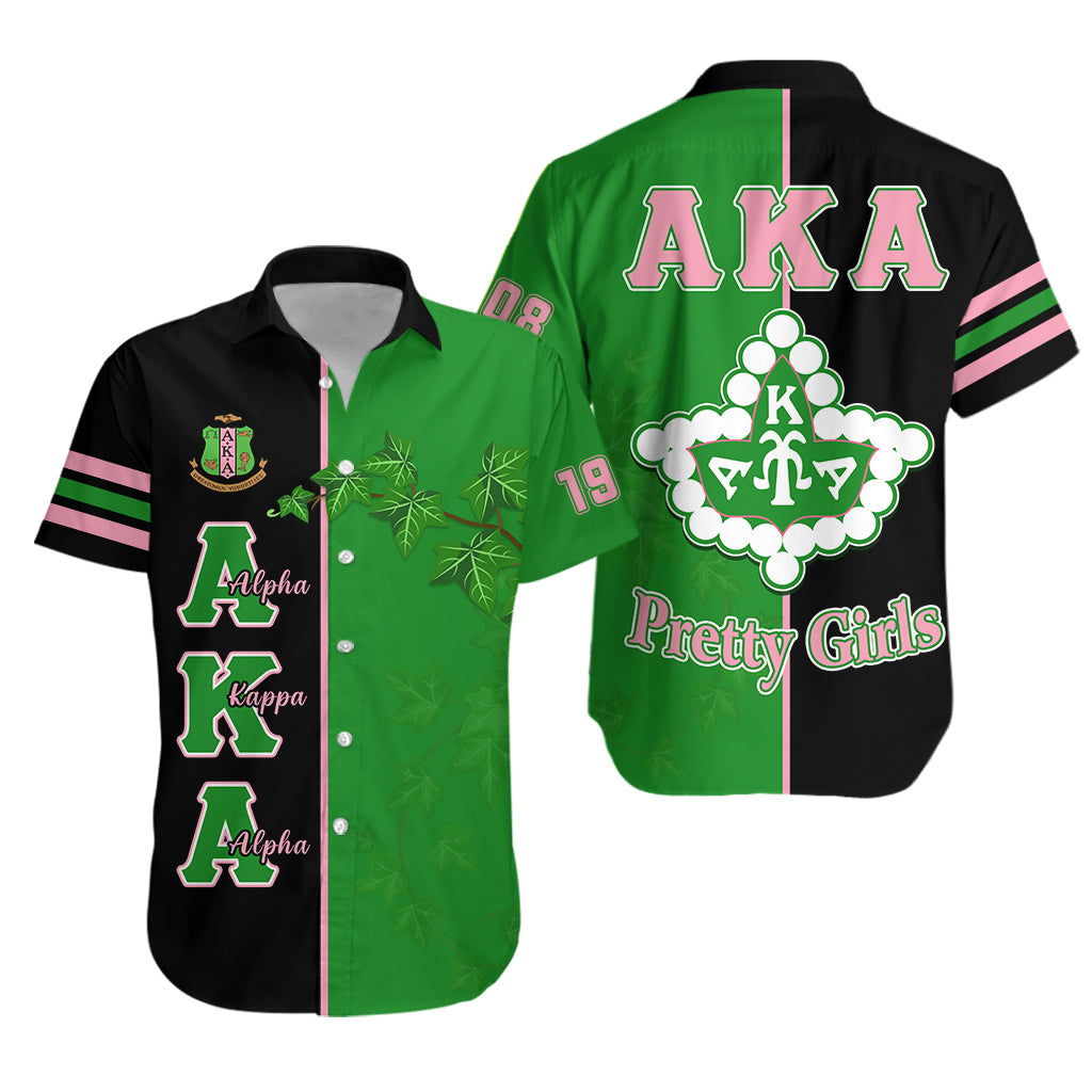 Alpha Kappa Alpha Hawaiian Shirt Pretty Girls 1908 Impressive