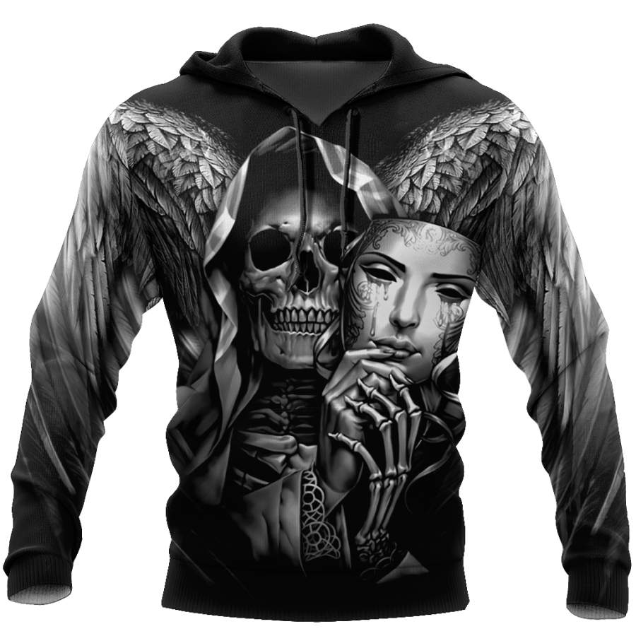 The Grim Reaper Skull 3D All Over Printed Shirts For Men and Women HAC070802