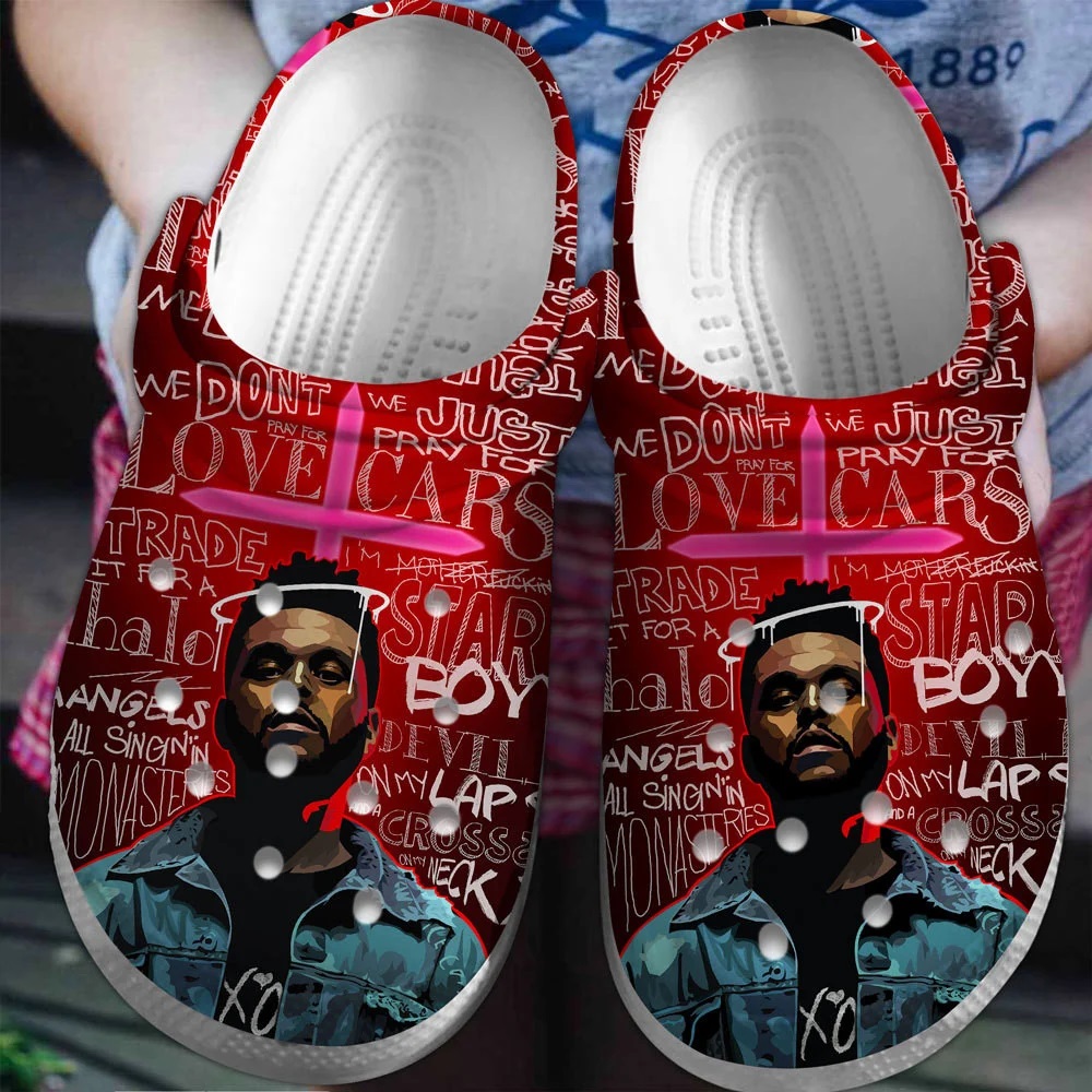 The Weeknd Music Singer Crocss Clogs For Men Women And Kid Bq2Bfaux-1-3-3