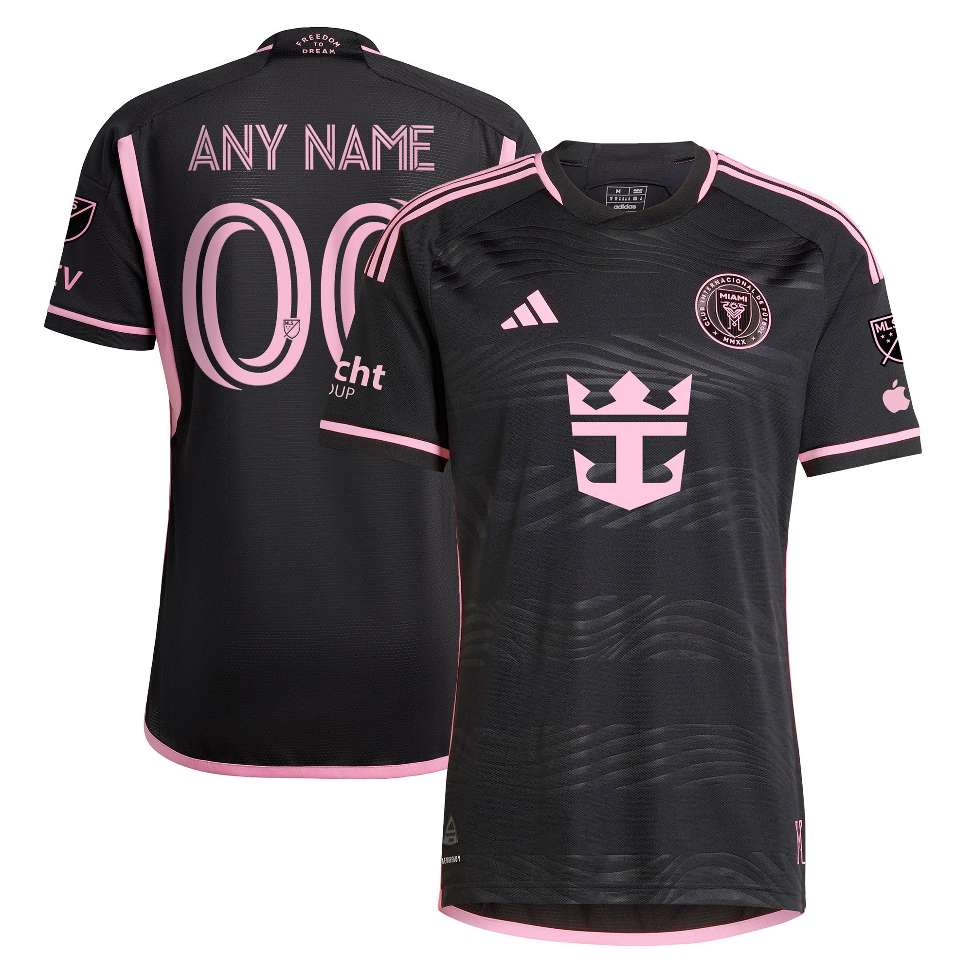 Inter Miami CF 2024 La Noche Authentic Custom Jersey – Black