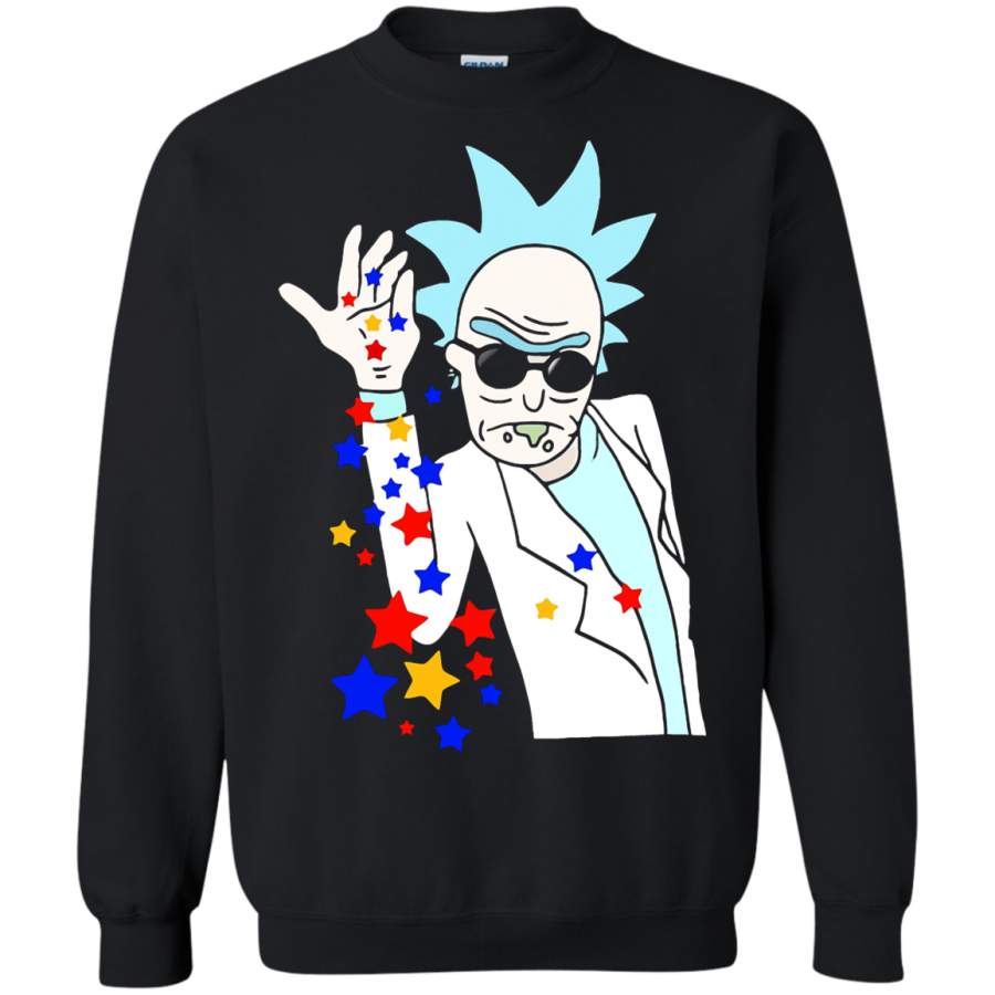 AGR Rick Sanchez Star Bae Salt Bae Rick And Morty Sweatshirt