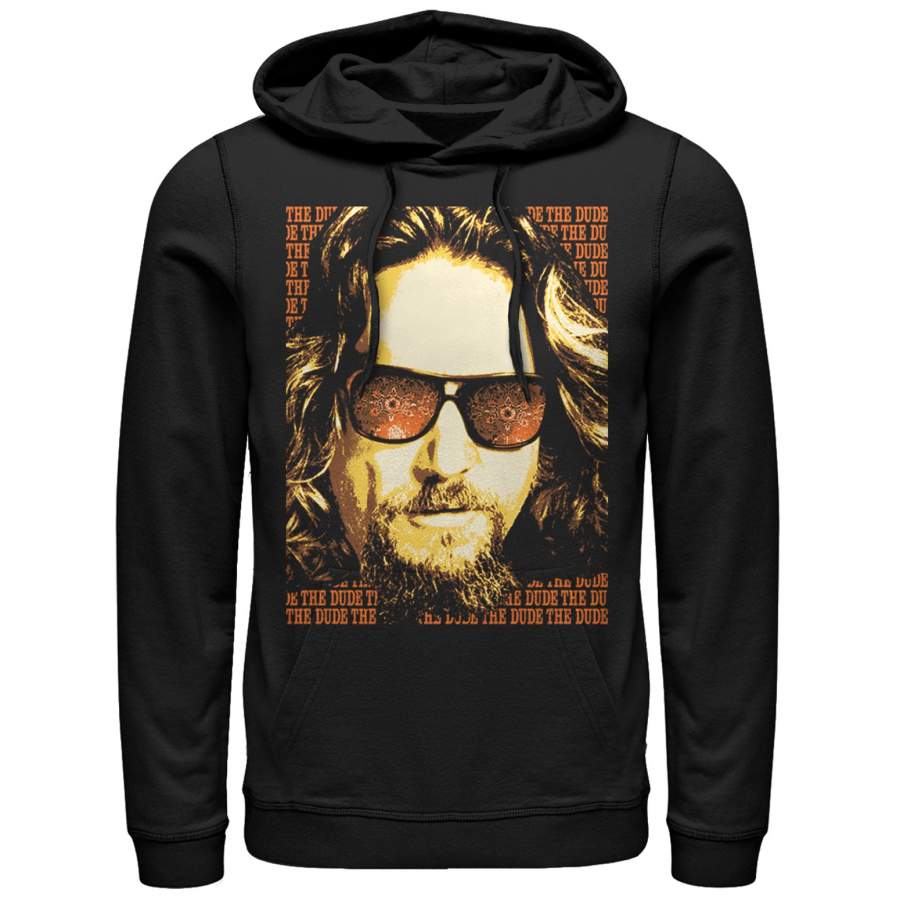 The Big Lebowski Men’s The Dude Text Poster  Lightweight Hoodie