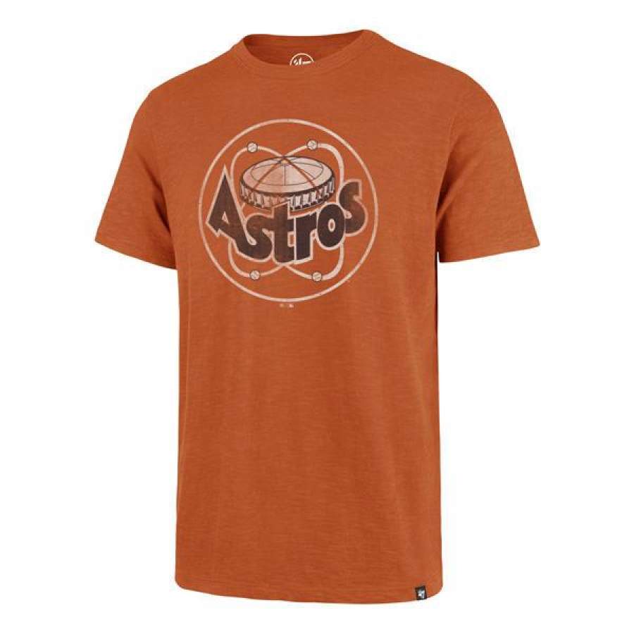 Houston Astros 47 Brand Baseball Vintage Dome Scrum T-Shirt – Orange