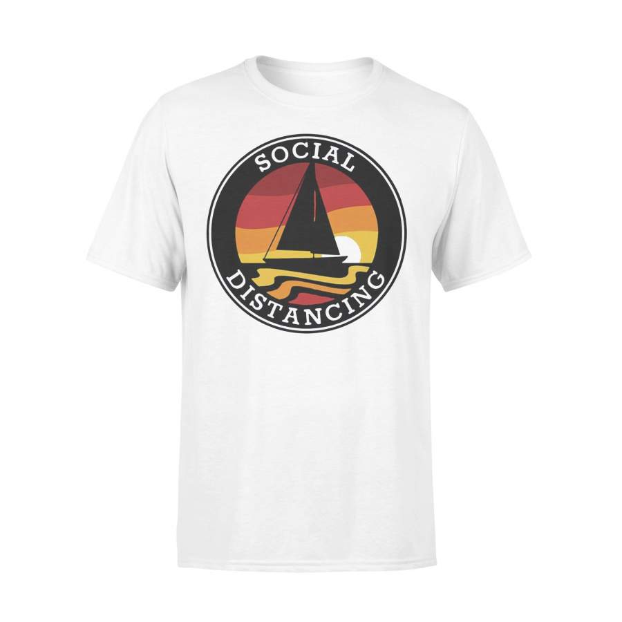 Vintage Sailing Social Distancing T-shirt