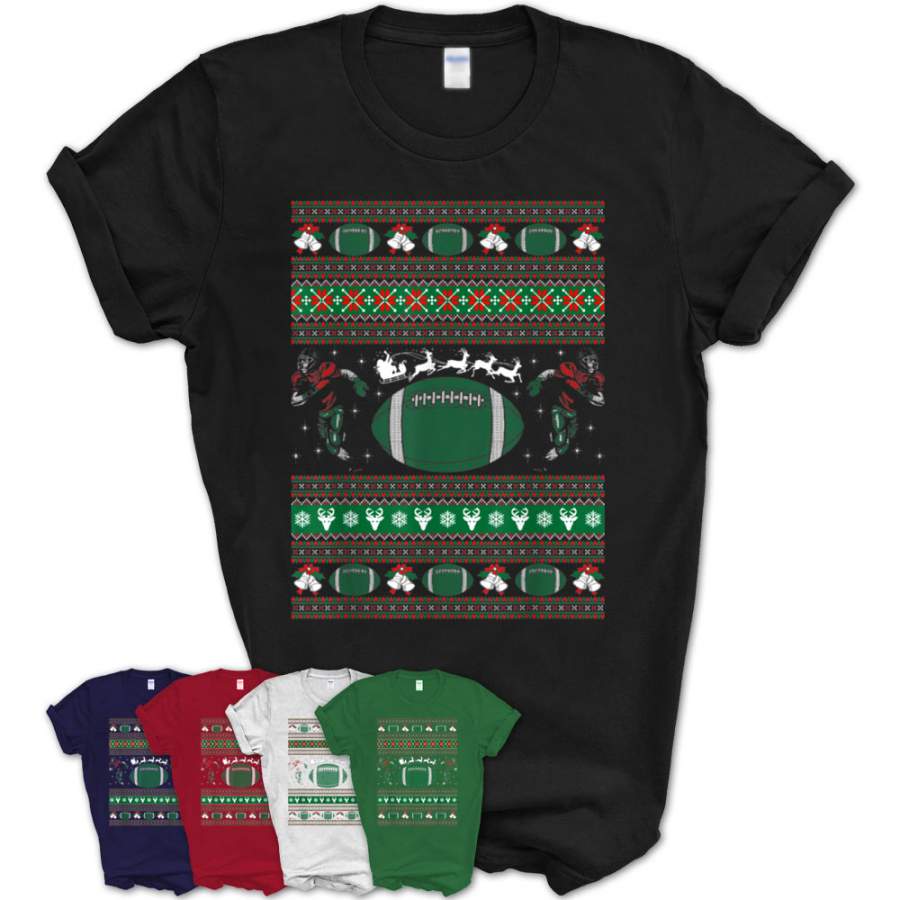 American Football Ugly Christmas Sweater T-Shirt – Teezou Store