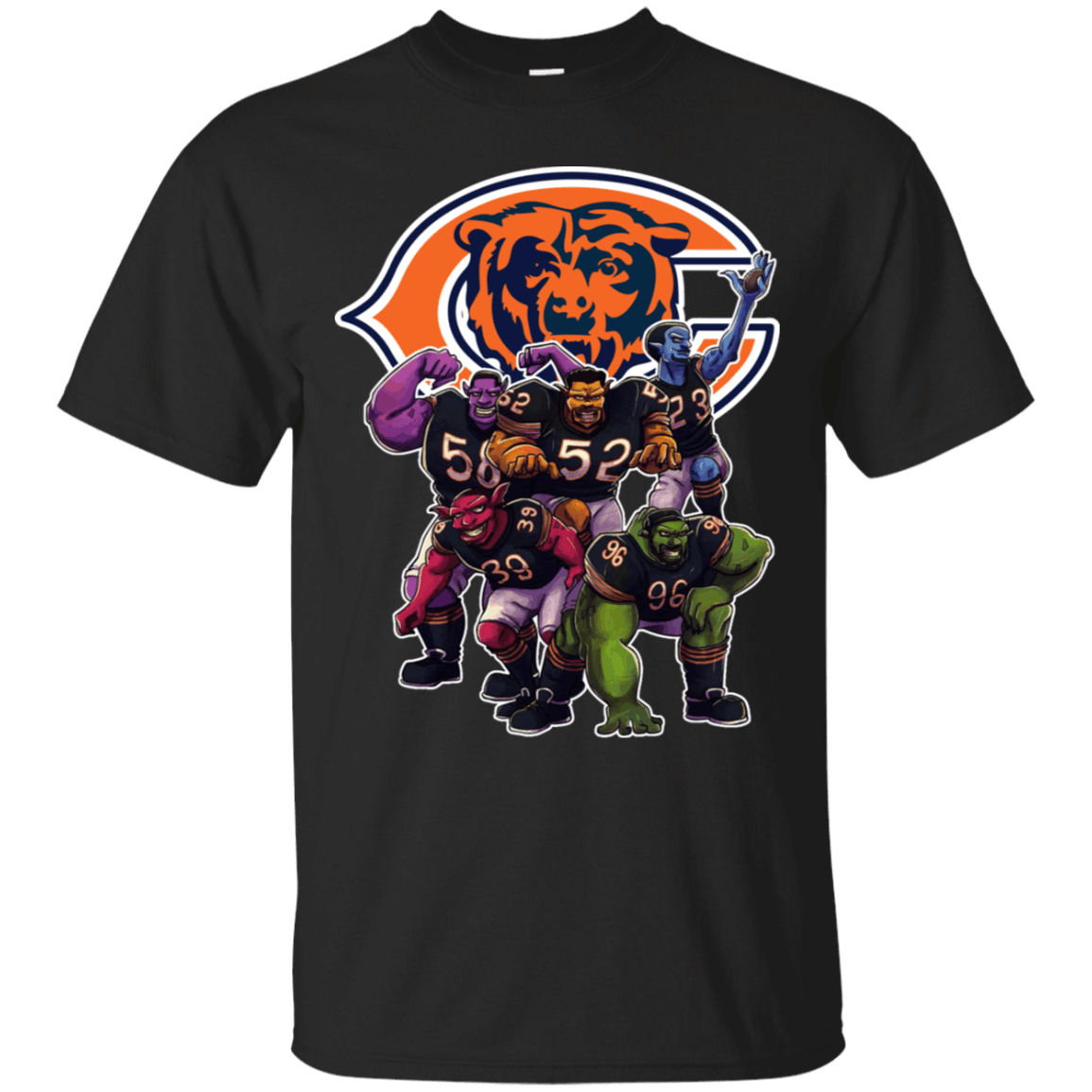 Check out this awesome Chicago Bears Monsters Of The Midway Funny Graphic Football Chicago Bears Champions 2018 Shirt