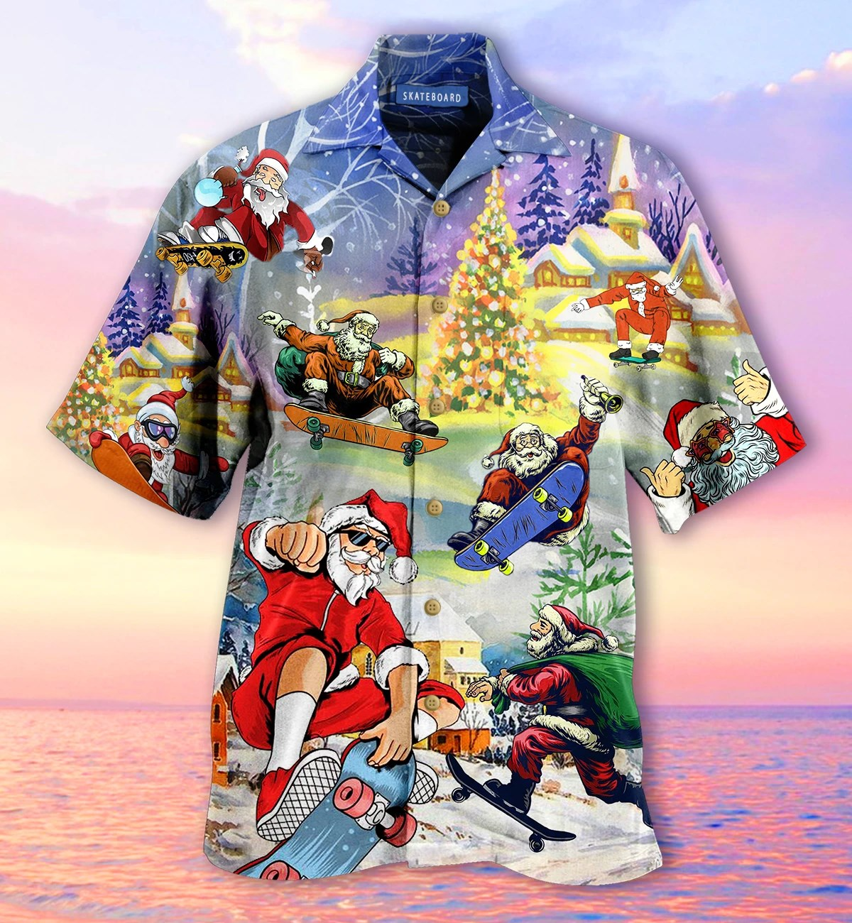 Santa Claus Hawaii Shirt Ha57379