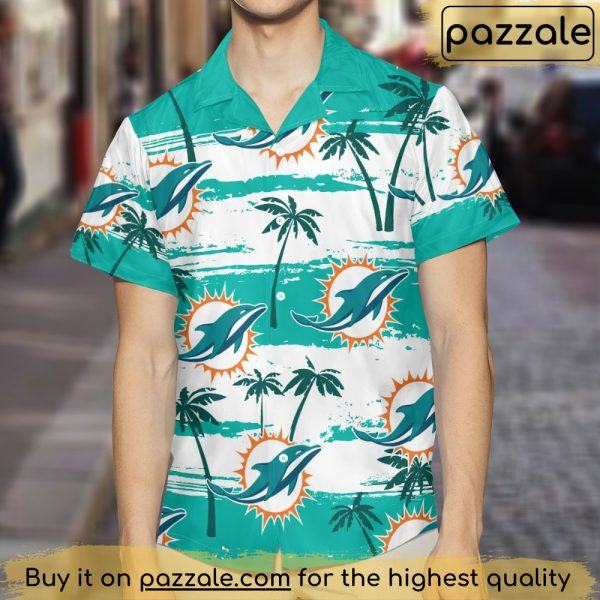 Miami Dolphins Summer Hawaiian Shirt, Dolphins Summer Nfl Gift