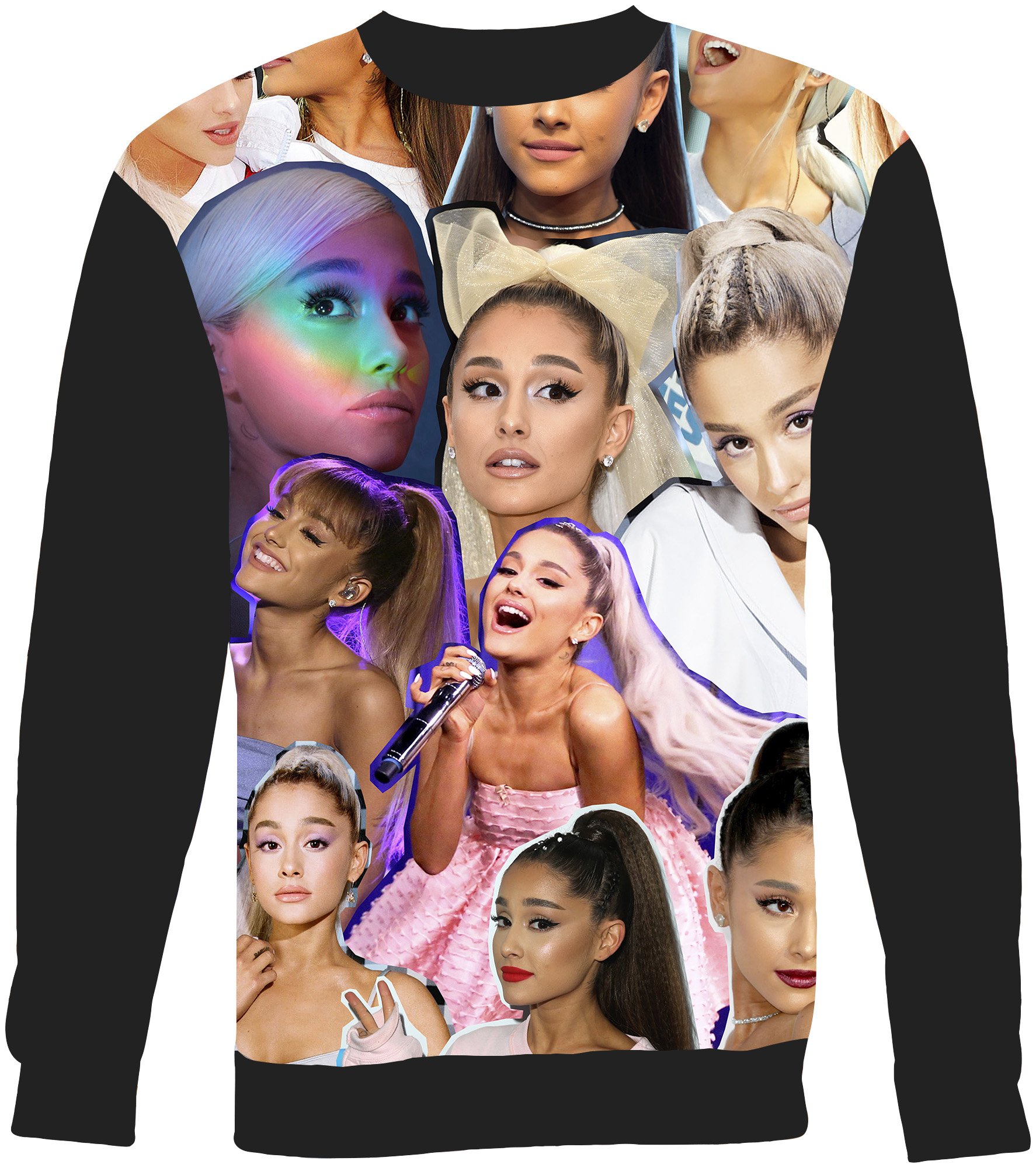 Ariana Grande Photo Collage Sweatshirt