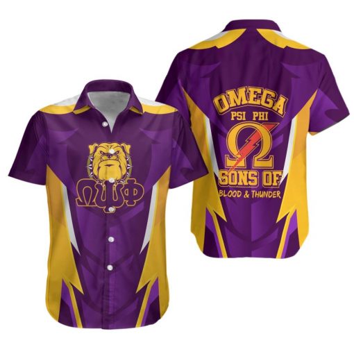 Omega Psi Phi Fraternity Hawaiian Shirt For Hot Summer