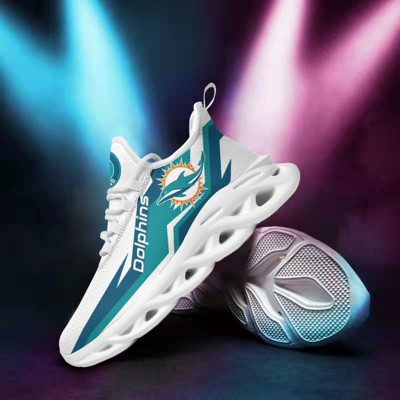 Miami Dolphins Yezy Running Sneakers Bg445