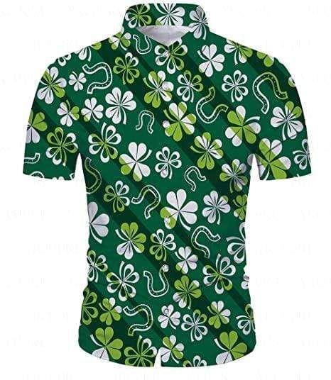 Get Now Shamrock Pattern Saint Patricks Day Hawaii Aloha Shirts Ha82155