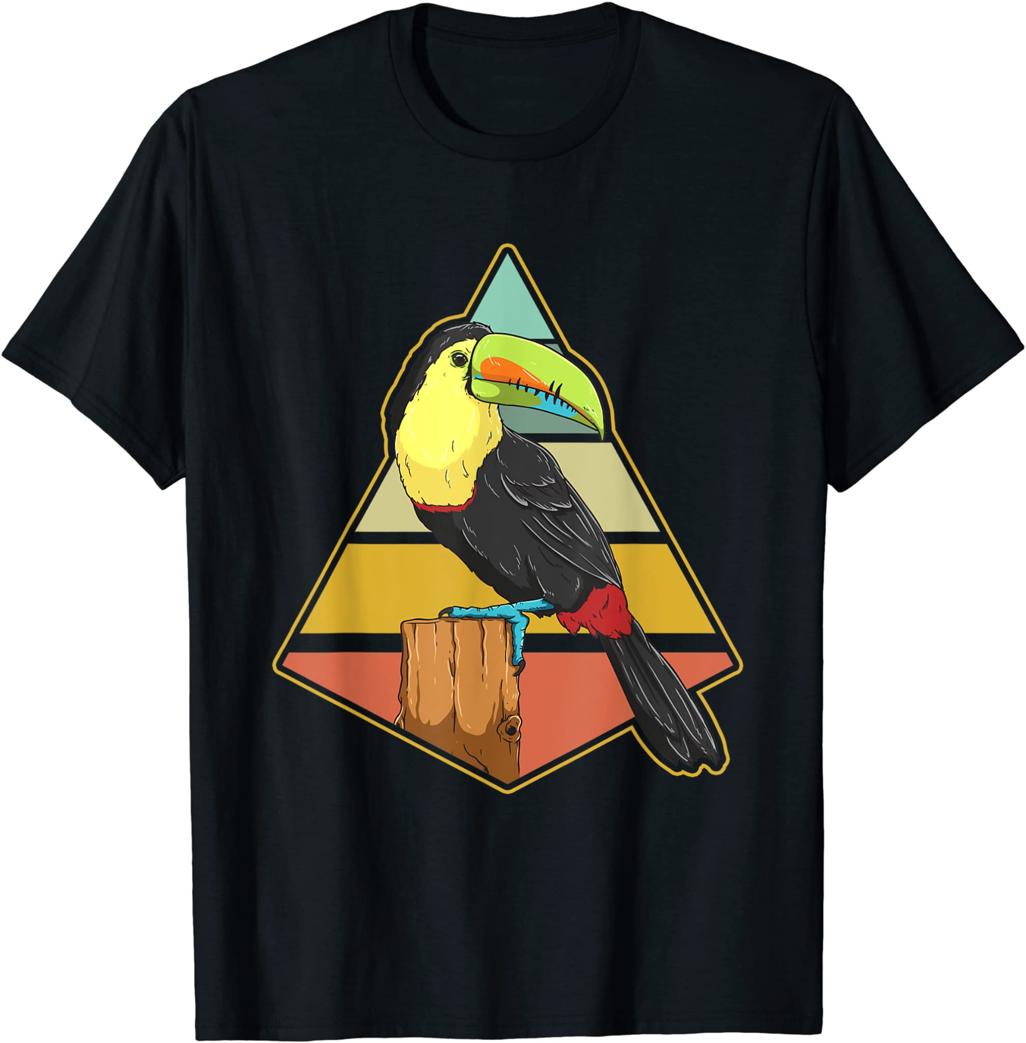 Vintage Toucan Retro Toucan Birds Lover Men Women T-Shirt