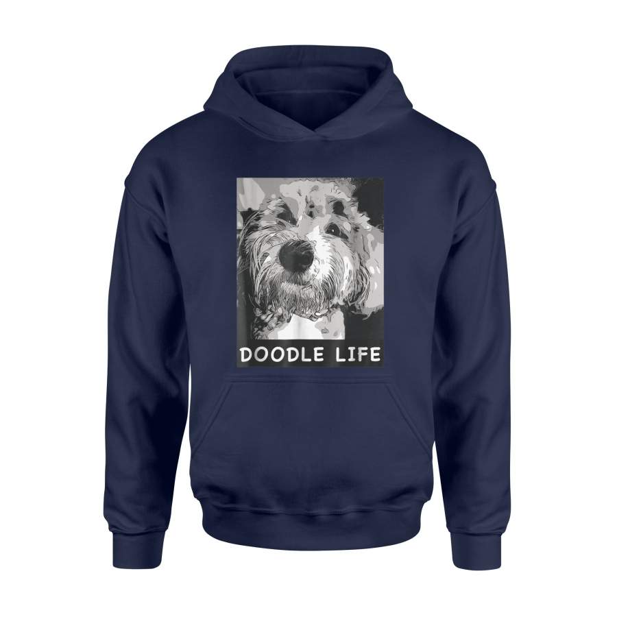 Doodle Life Puppy Face Hoodie