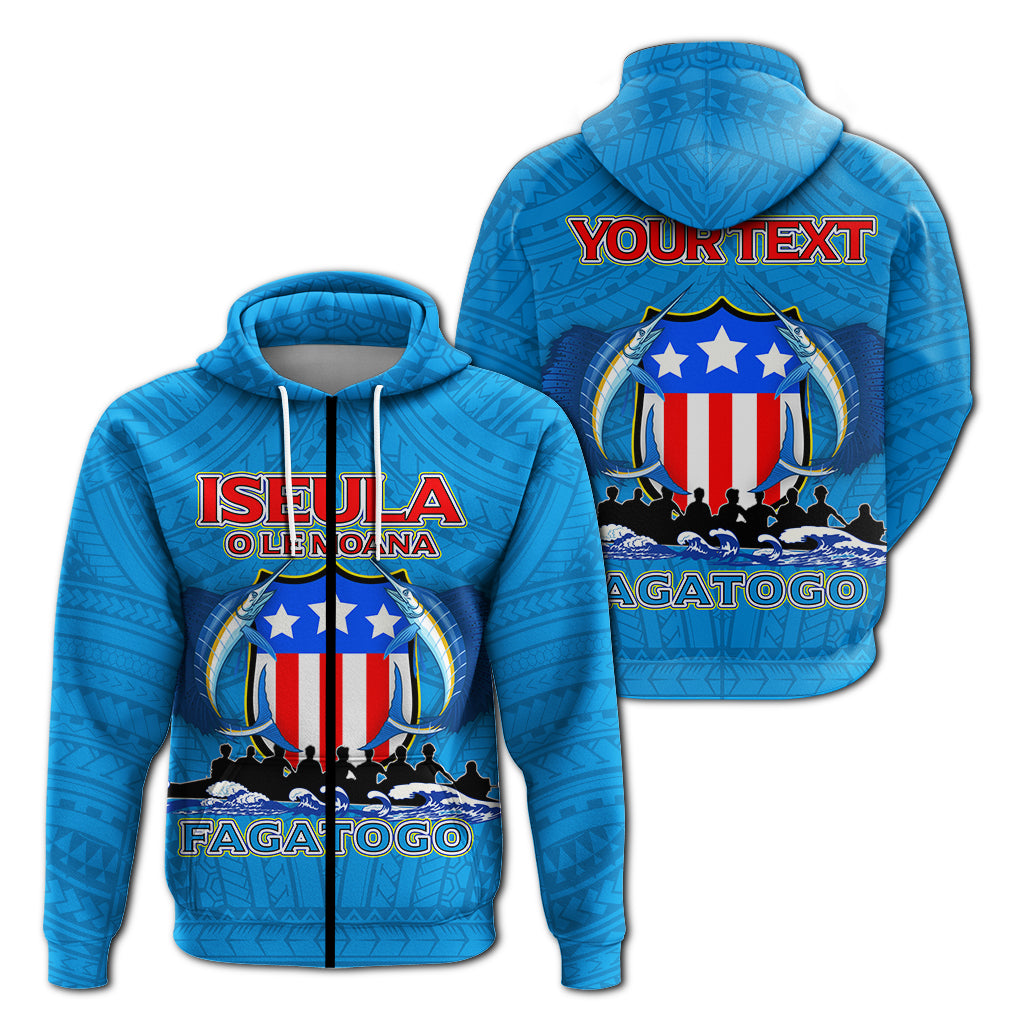 American Samoa Zip-Up Hoodie – Iseula O Le Moana Of Fagatogo Pride – Lt12