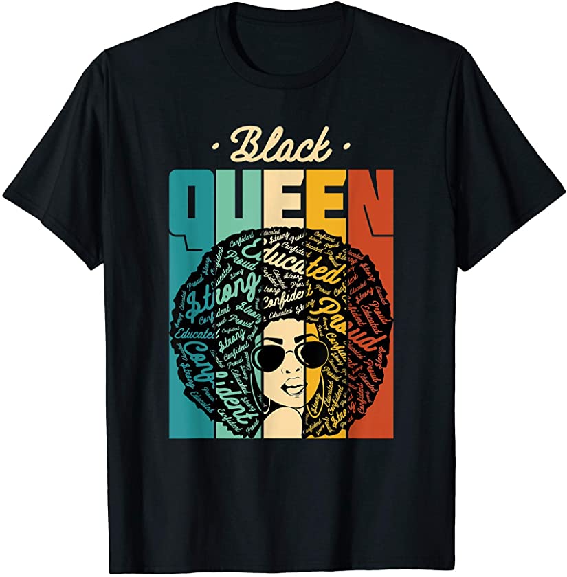 Black Queen – Black History Month & Pride Gift T-Shirt