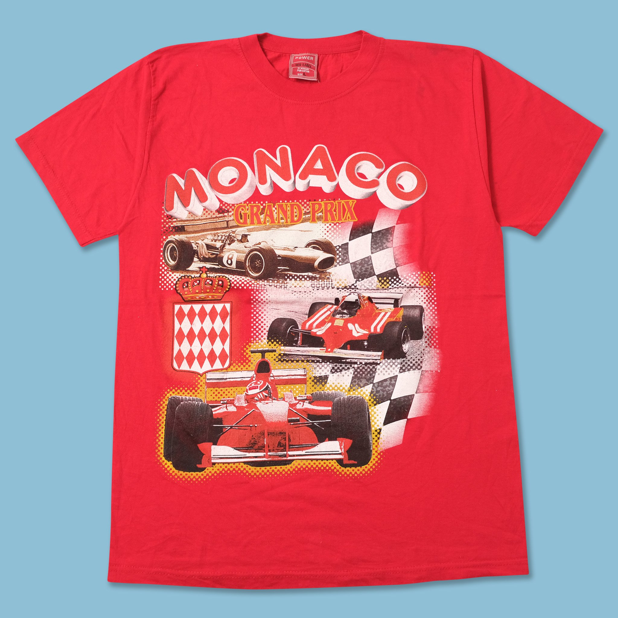 Vintage Monaco Racing T-Shirt Large