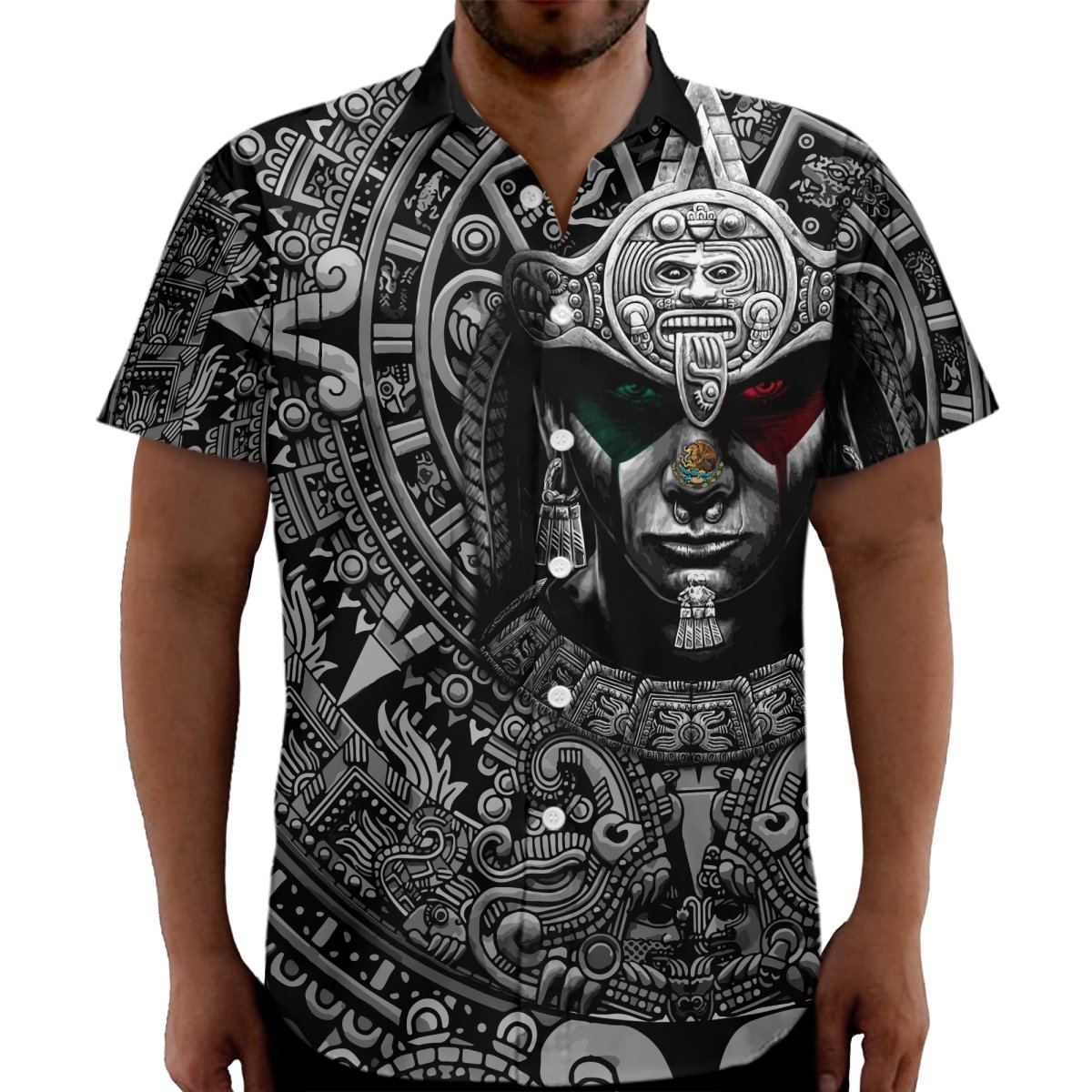 Aztec Warrior Native American Culture Hawaiian Shirt Nahw0003