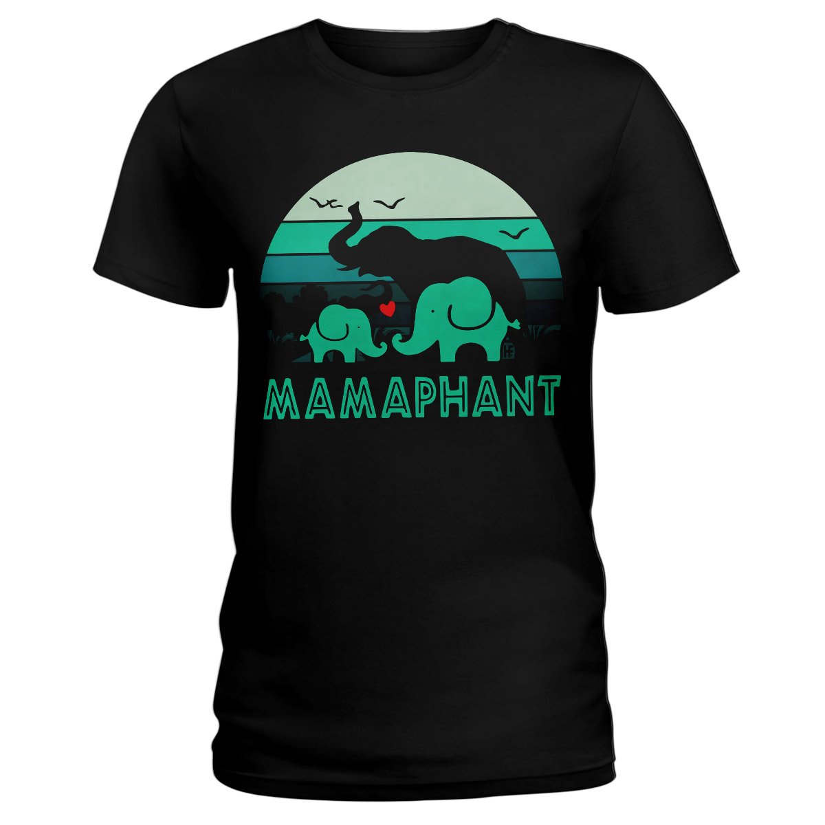 Elephant Lovers Shirt 11 Ez01 1009 Ladies T-Shirt