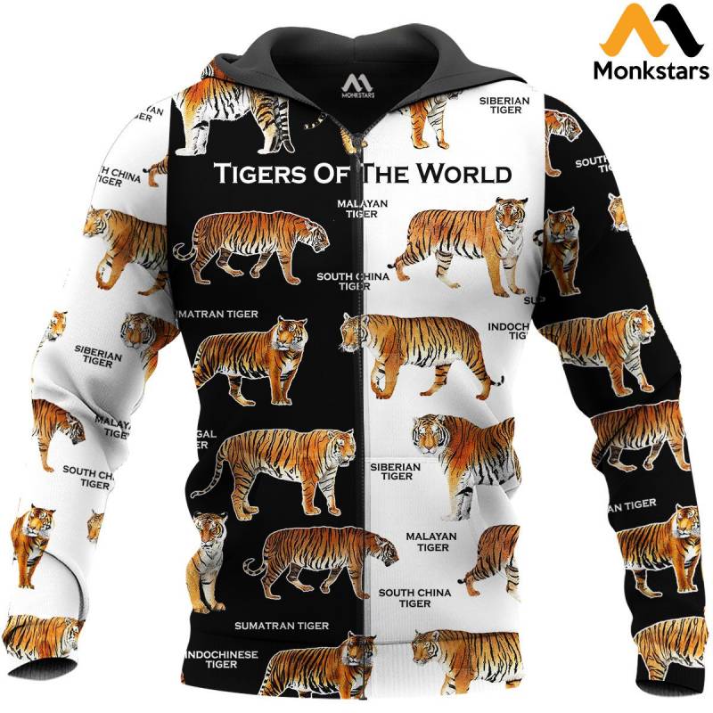 Animal Tigers Of The World Y911 Hoodie