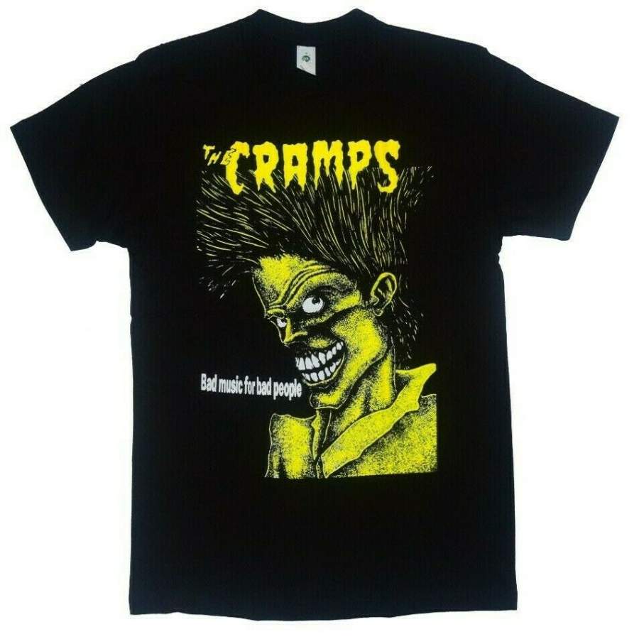 The Cramps New Shirt Bad Music For Bad People American Punk Rock T-Shirt