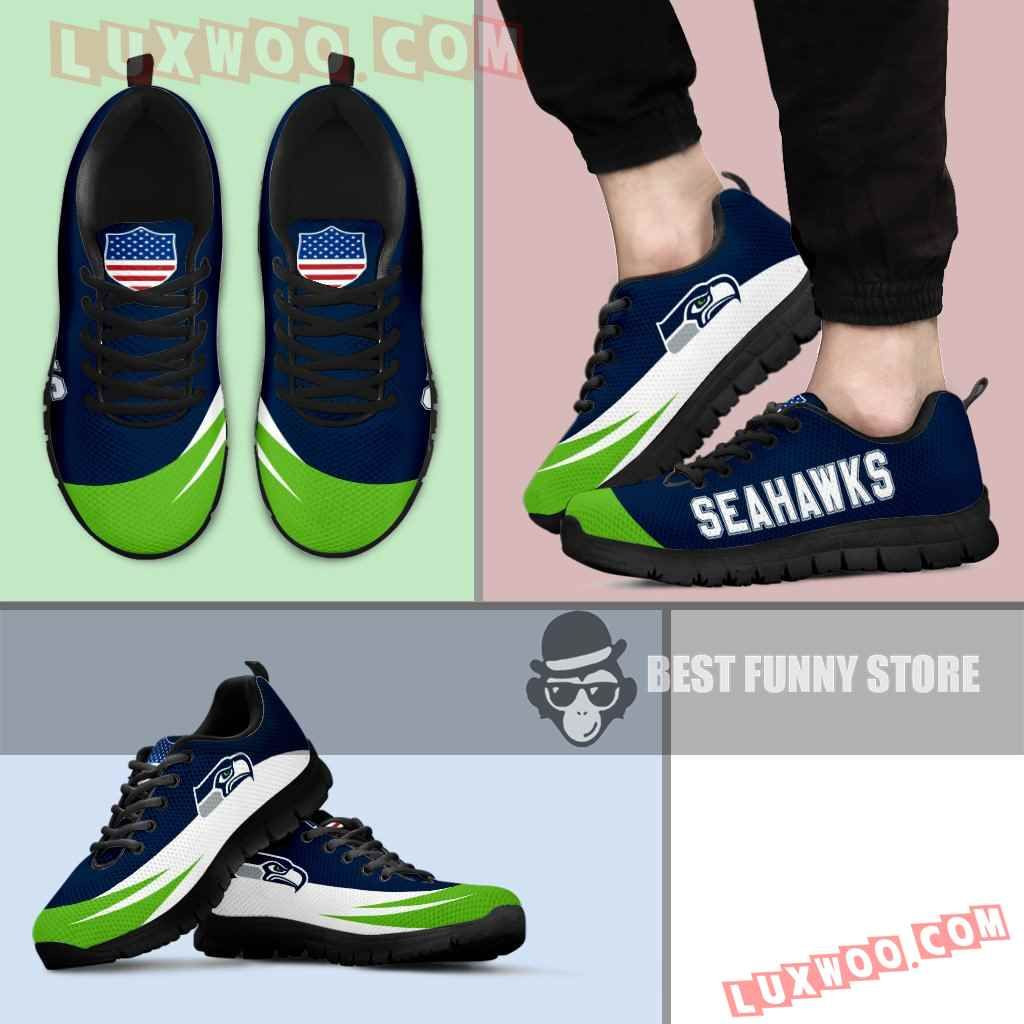 Awesome Gift Logo Seattle Seahawks Sneakers