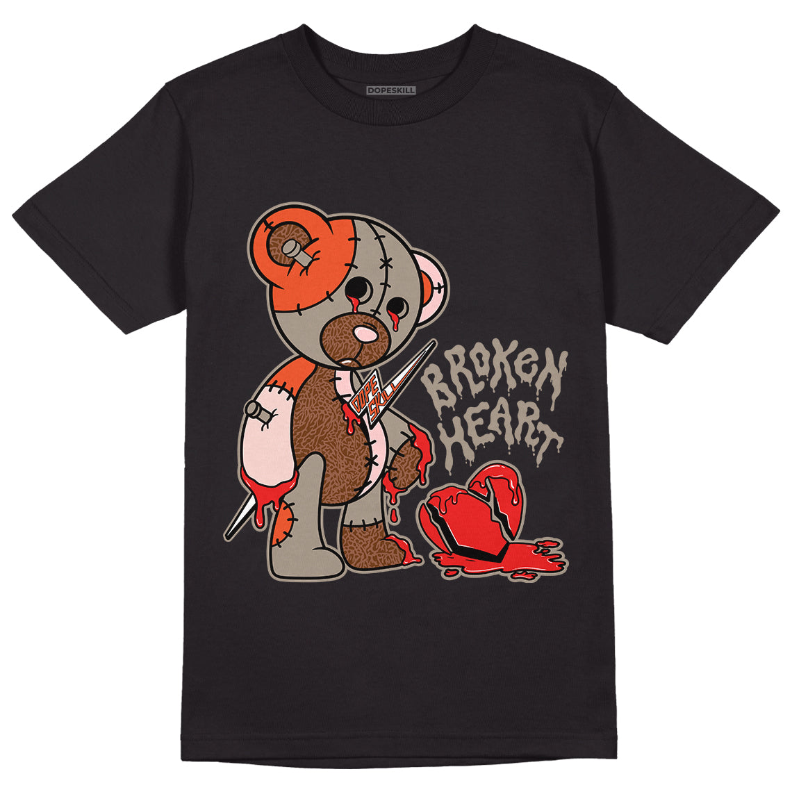 Jordan 3 “Desert Elephant” Dopeskill T-Shirt Broken Heart Graphic