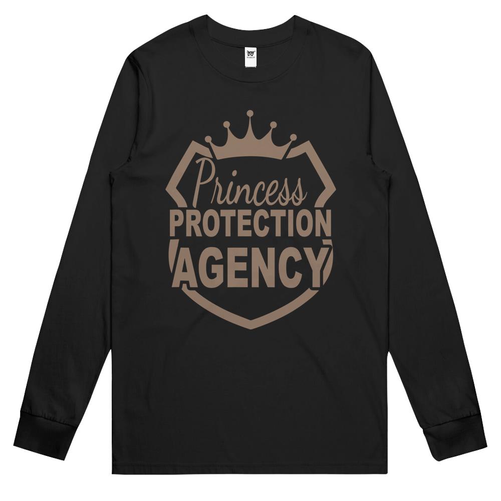 Princess Protection Agency Funny Father S Day Outfitt Long Sleeve T Shirts