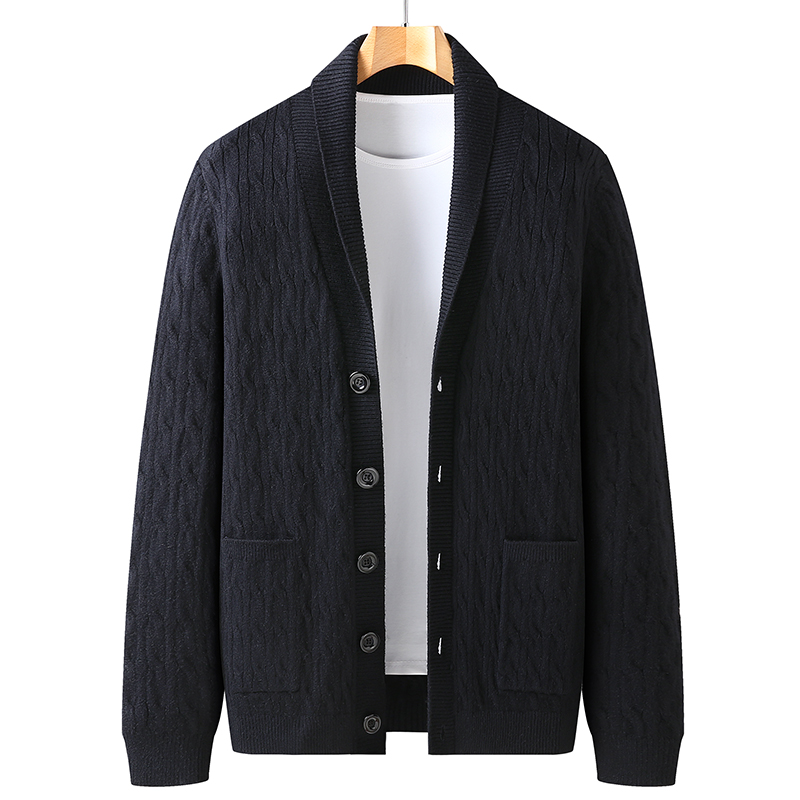 8XL 7XL 6XL 2022 New Winter Thick Warm Knit Cardigan Men Sweaters Top Quality Loose Male Sweatercoat Casual Mens Jackets alx