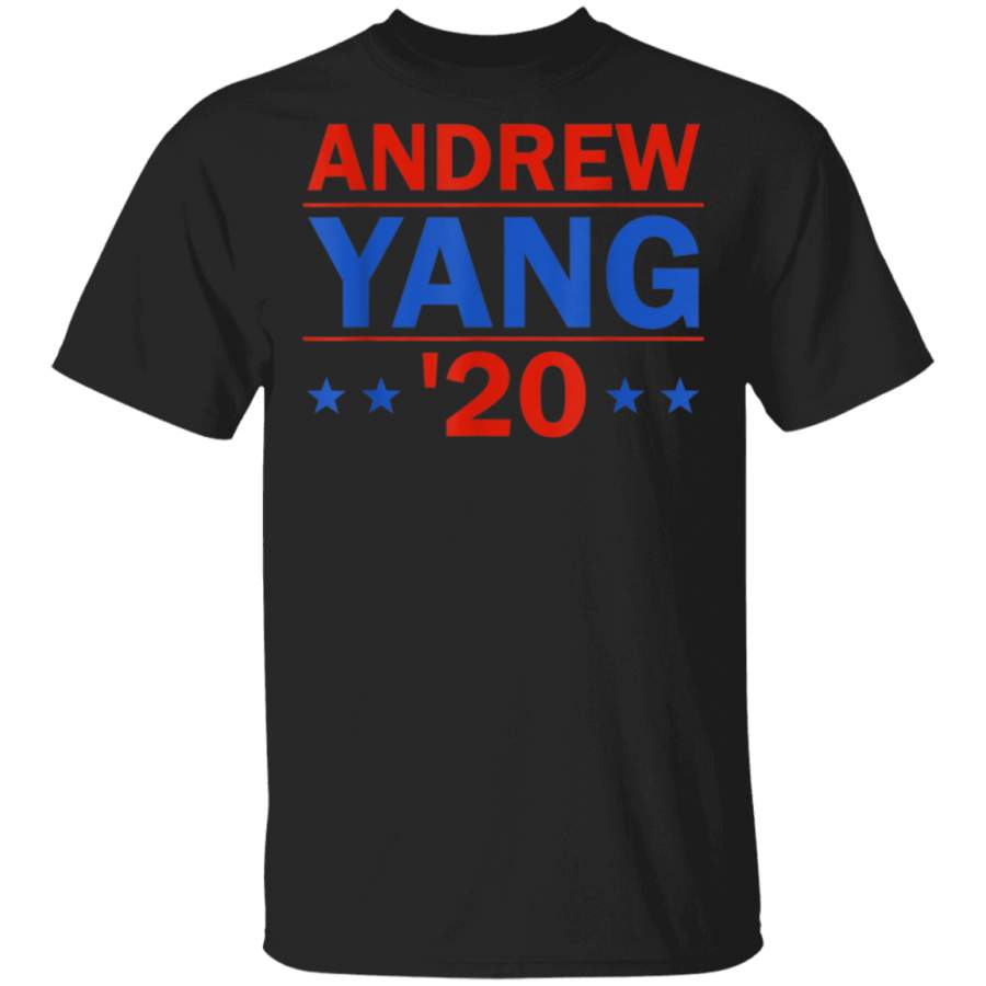 Andrew Yang 20 US President Voted MATH US Flag Election TShirt