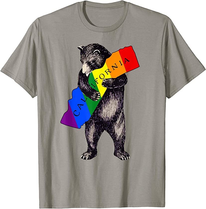 Vintage Rainbow Love California Shirt-1913 Vintage Cali Bear T-Shirt