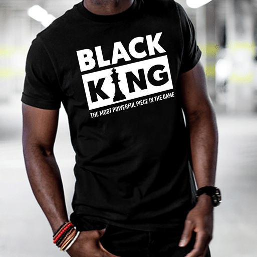 Black King The Most Powerful Piece In The Game T Shirt Hoodie Sweater  Size S-5Xl