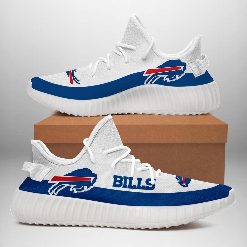 Buffalo Bills 2 Custom Shoes Sport Sneakers Buffalo Bills Yeezy Boost 350