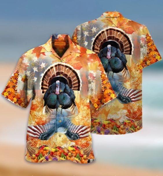 Turkey And Eagle Thanksgiving Hawaiian Shirt | For Men & Women | Adult | Hw8248