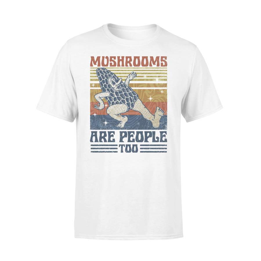 Mushrooms Are People Too Vintage Retro T-shirt