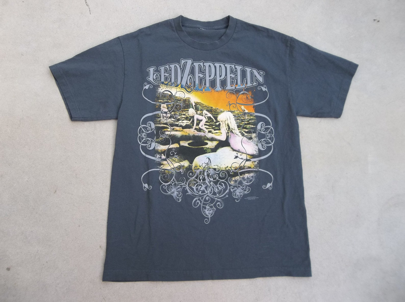 Vintage T Shirt Led Zeppelin 2000S Rock Band Uk