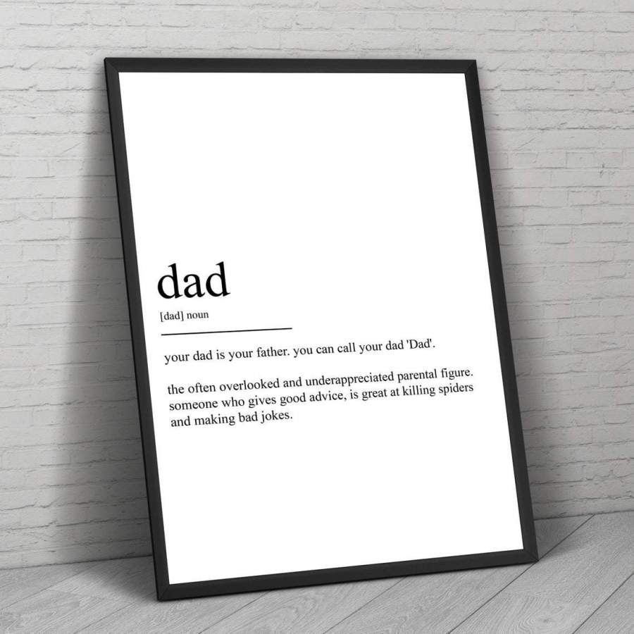 Antn2112 – Family – My Dad – Poster – MD – Home Decor Styles