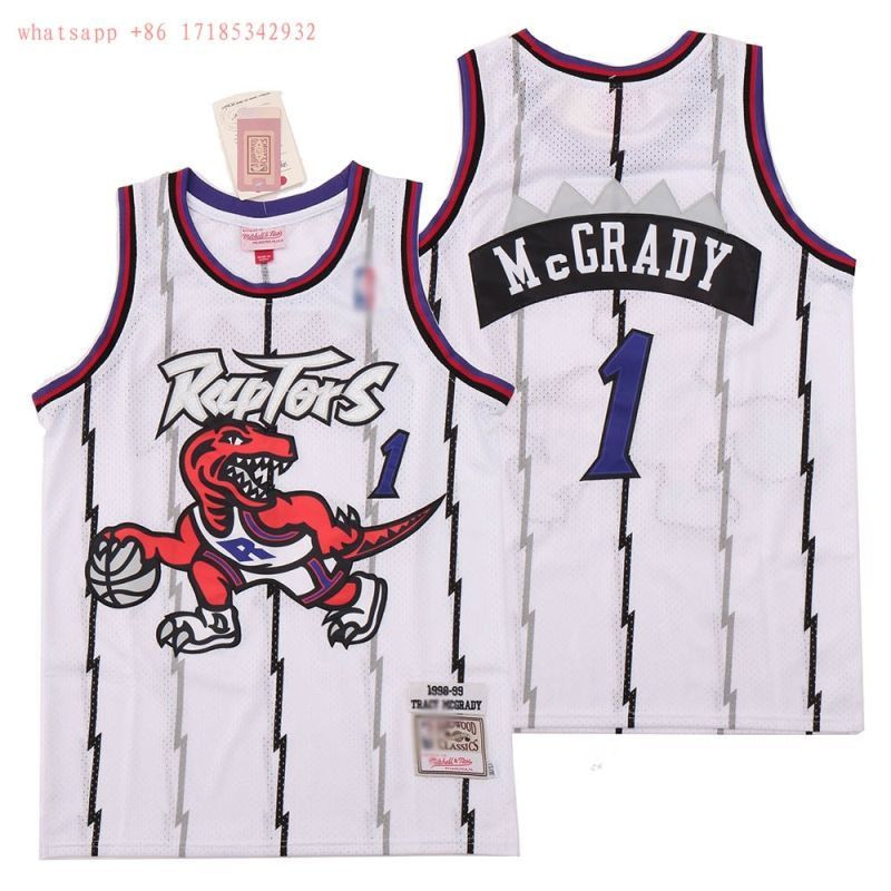 Toronto Raptors Tracy Mcgrady #1 2020 NBA New Arrival White Jersey