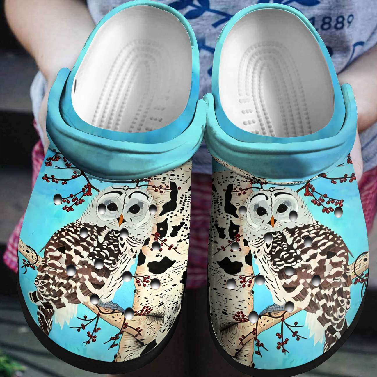 Owls Personalized Clog, Custom Name, Text, Color, Number Fashion Style For Women, Men, Kid, Print 3D Lovely Owls