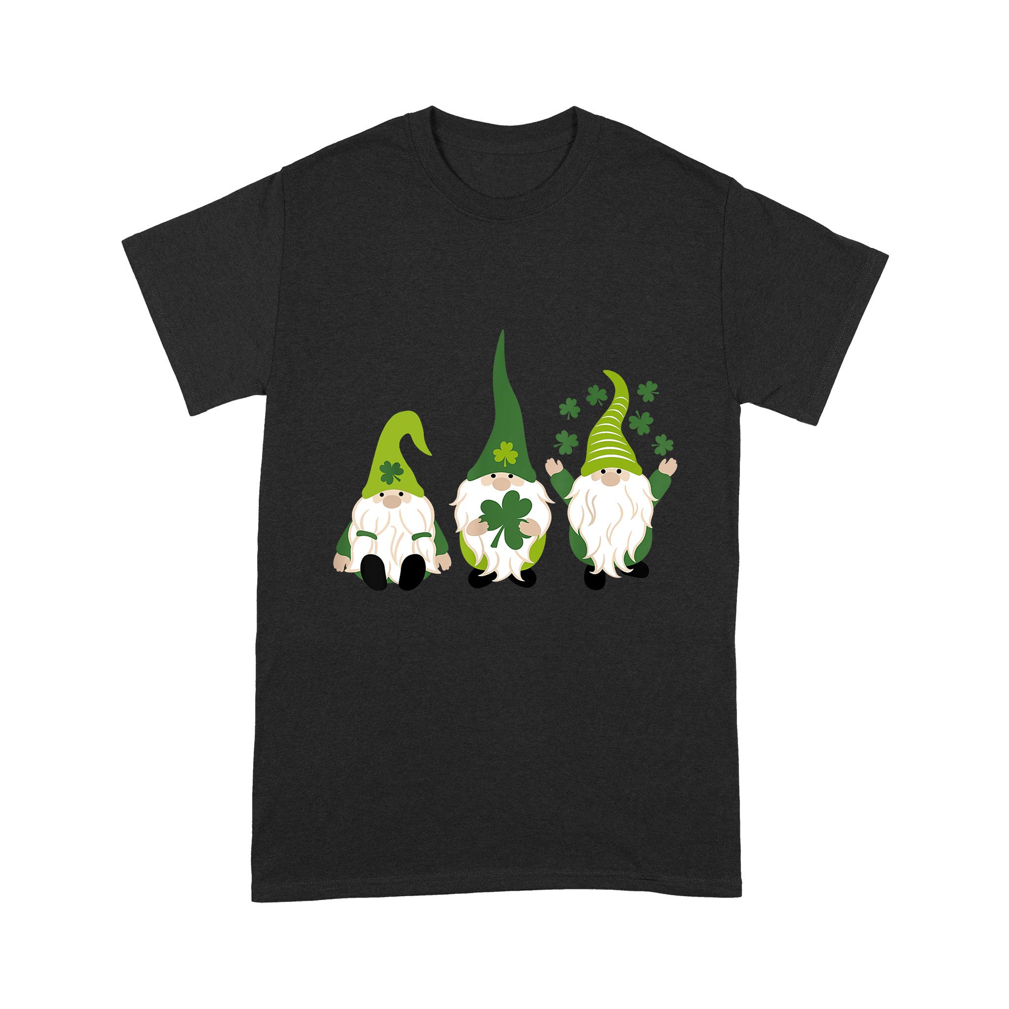 Gnome Leprechaun Tomte Green Gnomes St. Patrick’s Day T-Shirt – Standard T-shirt