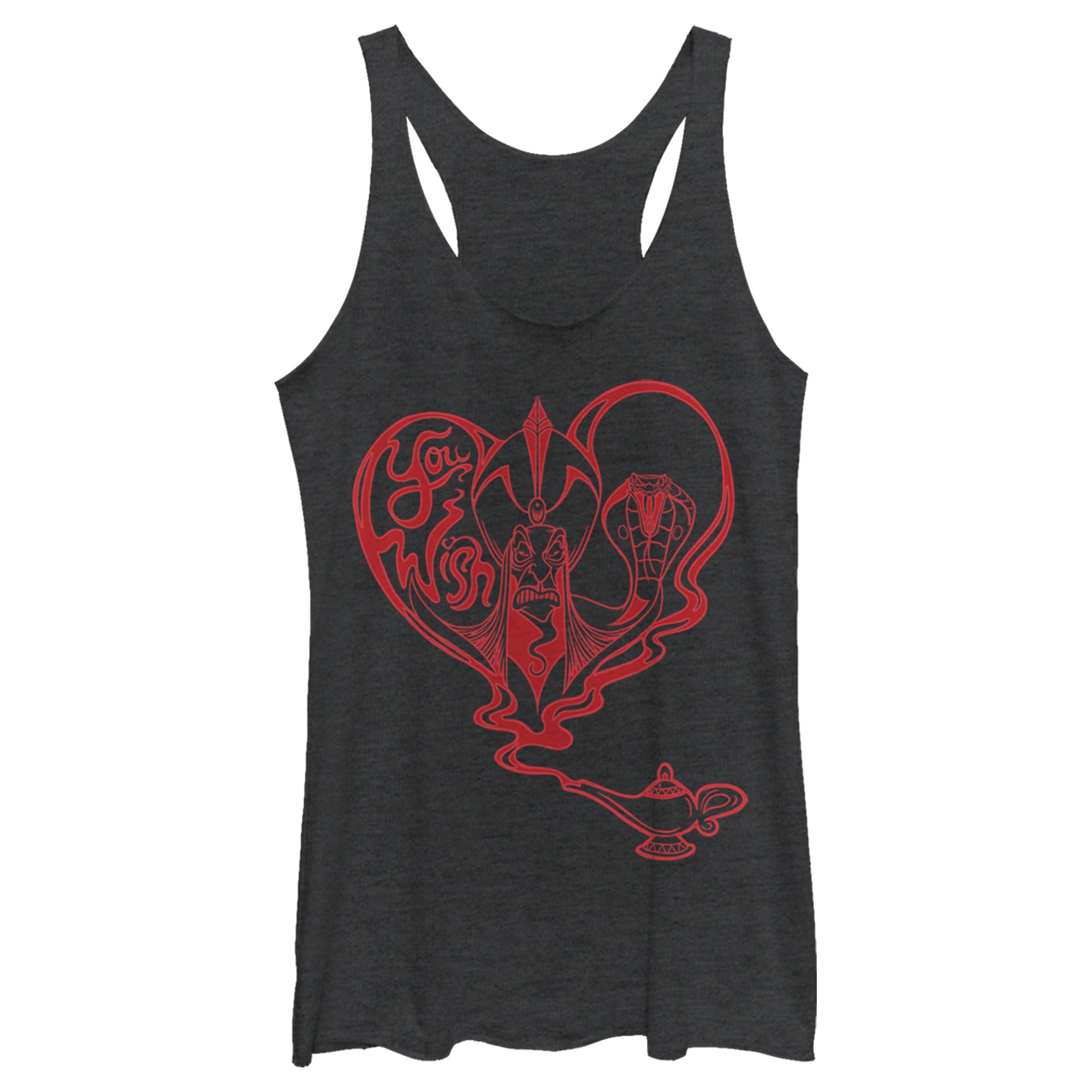 Women’S Aladdin Jafar Valentine’S Day You Wish Racerback Tank Top