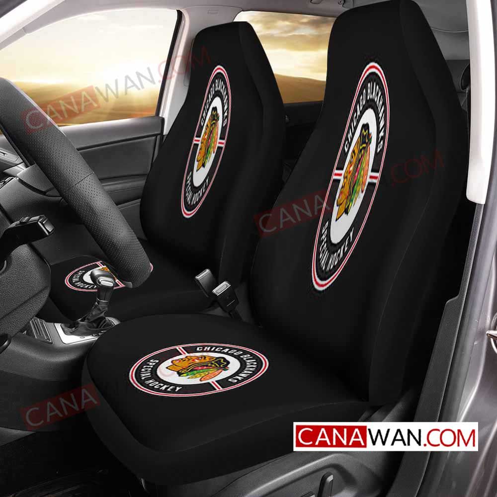 Chicago Blackhawks Style071 3D Customized Personalized Car Seat Cover