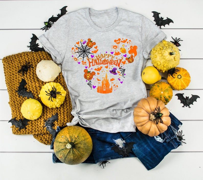 Mickey Head Disney Halloween Shirt, Cute Disney Halloween Shirt, Disney Halloween Tee, Mickey Not So Scary Halloween, Disney Trick Or Treat Hautehalo x Disney 2024