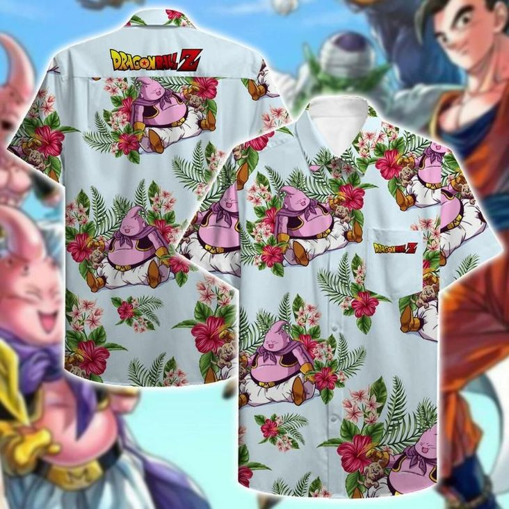 Majin Buu Dragon Ball Z All Over Print Hawaii Shirt Ha69143