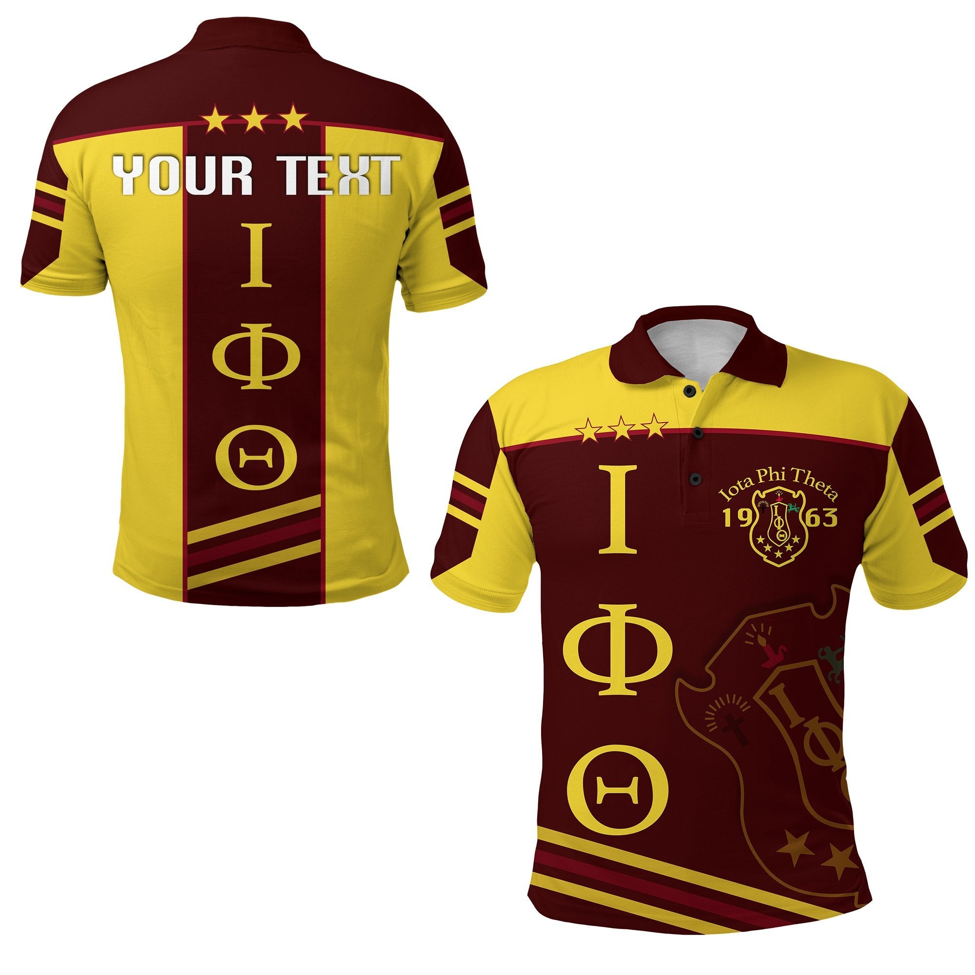 (Custom Personalised) Iota Phi Theta Polo Shirt Newest Lt13