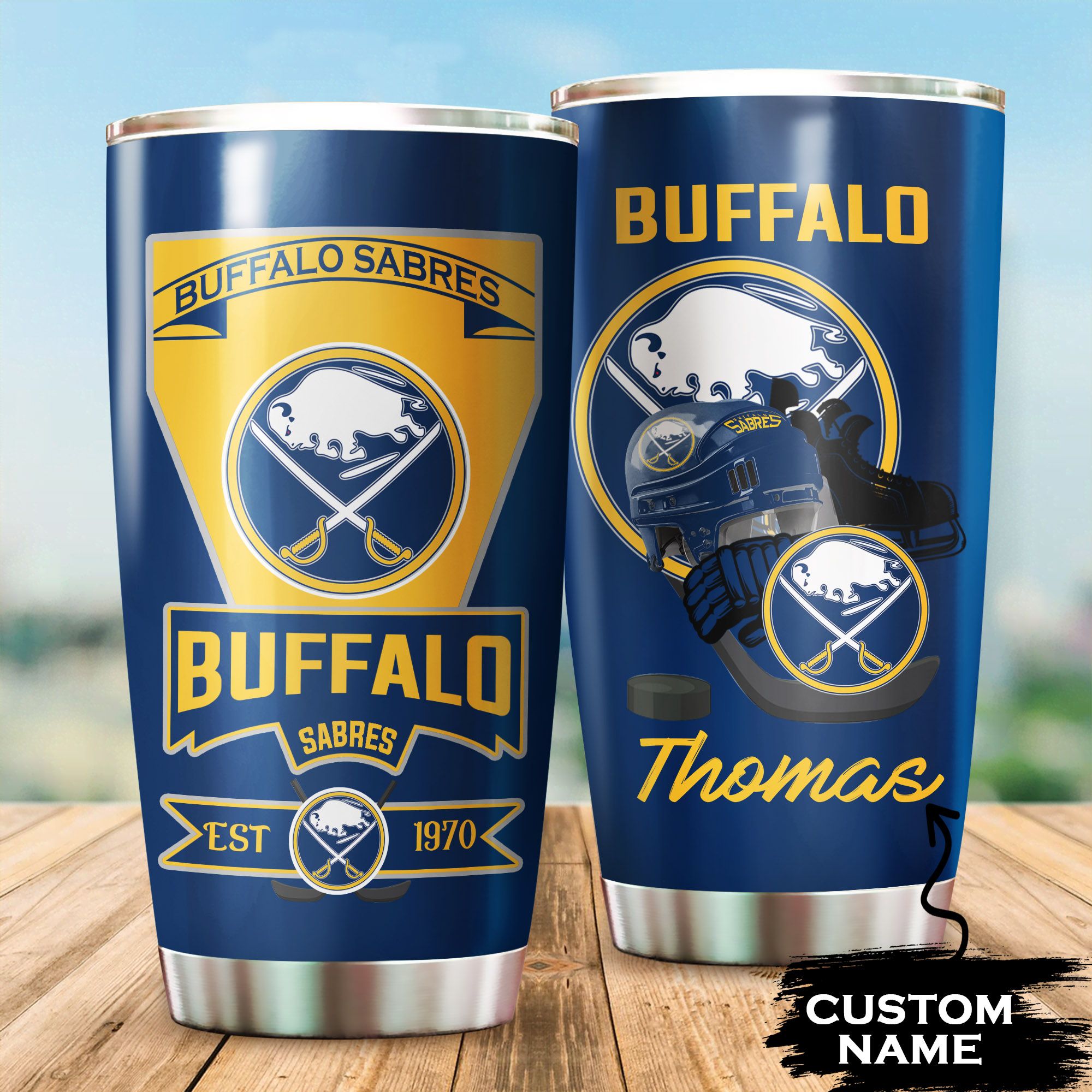 Buffalo Sabres Custom Tumbler 127 L1MTH0505