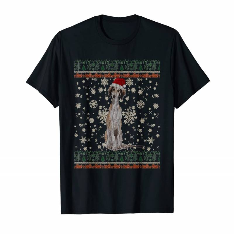 Ugly Christmas Saluki Dog Xmas Merry Christmas Gifts T-shirt