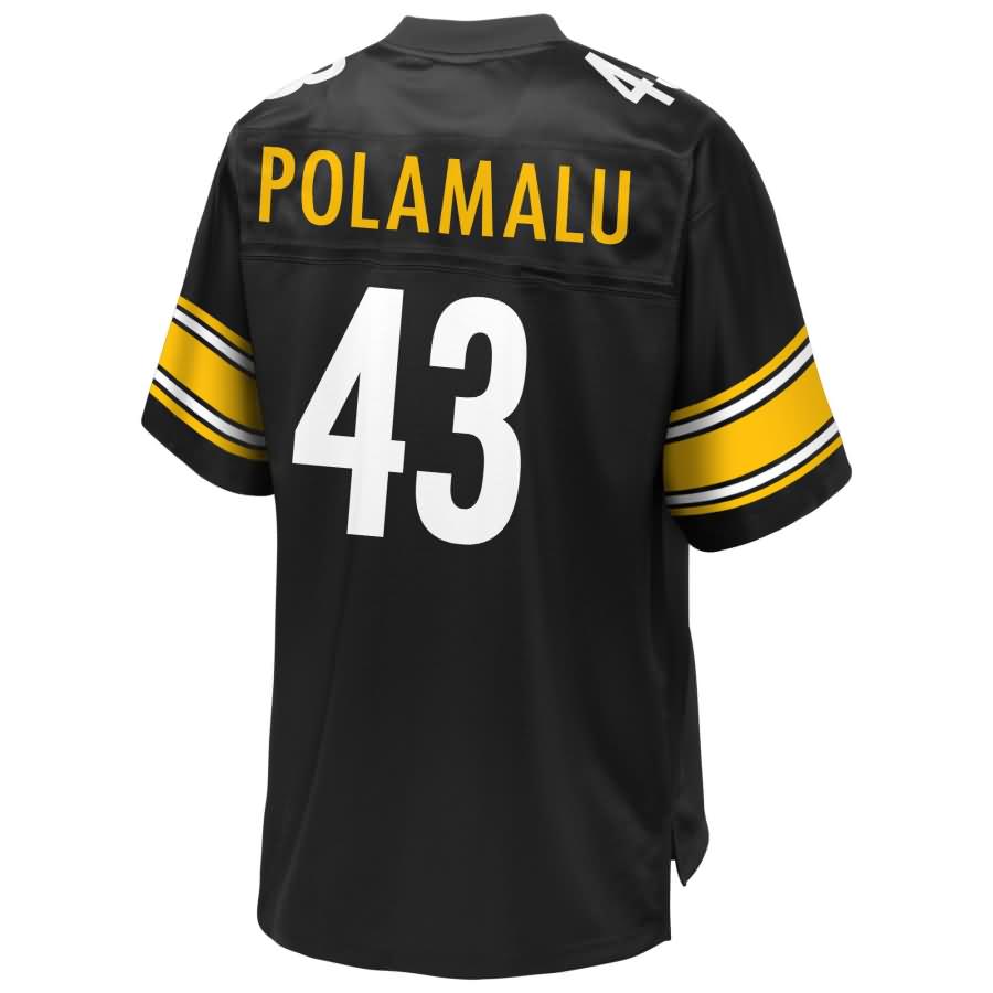 Troy Polamalu Pittsburgh Steelers NFL Pro Line Retired Player Jersey – Black